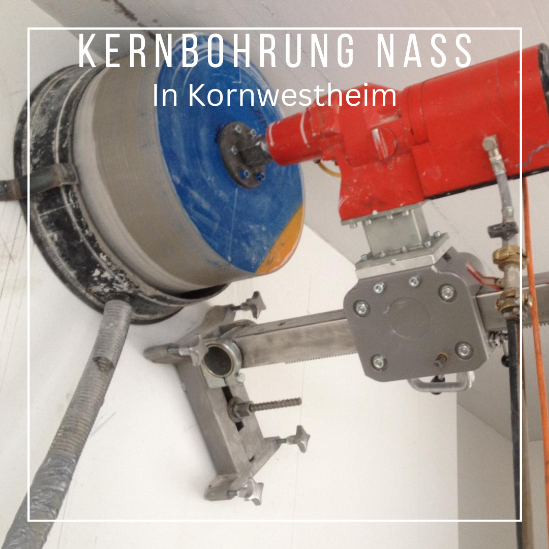 Kernbohrung nass Kornwestheim Betonbohrung mit Wassersammelring in Kornwestheim