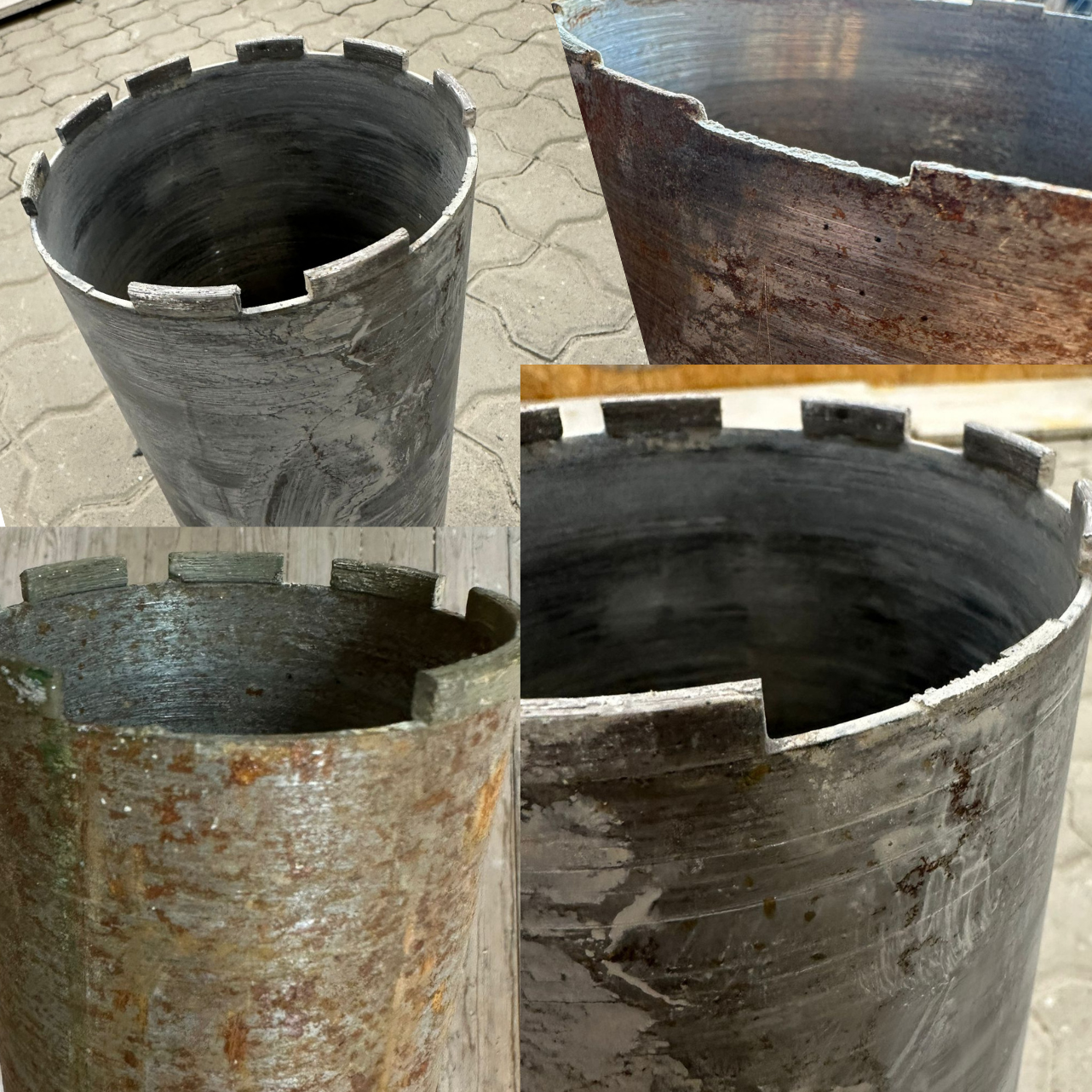 Bohrkrone Wiederbelag Diamantbohrkrone Reparatur Reparatur von Bohrkronen Wiederbelag von Bohrkronen Wiederbesatz von Diamantbohrkronen Bohrkronen löten Neubesatz von Diamantbohrkronen Diamantbohrkronen neu bestücken WIEDERBESATZ Diamant-Bohrkronen